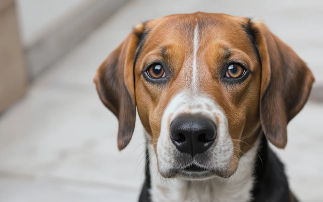 A realistic editorial pet-care scene illustrating Conjunctivitis in Dogs: Why Your Dog's Eye Weeps This Monsoon.